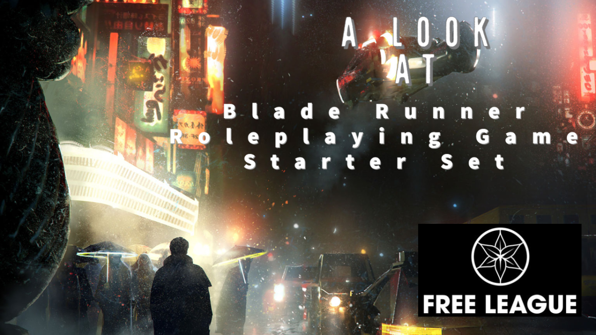 Blader Runner The Roleplaying Game Starter Set. Free League Publishing