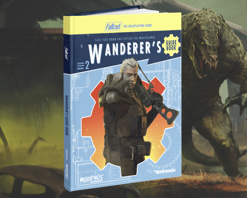 FALLOUT: THE ROLEPLAYING GAME – THE WANDERER’S GUIDE BOOK AVAILABLE IN PRINT AND PDF NOW